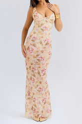 Robina Floral Bustier Bodice Gown | Dress In Beauty